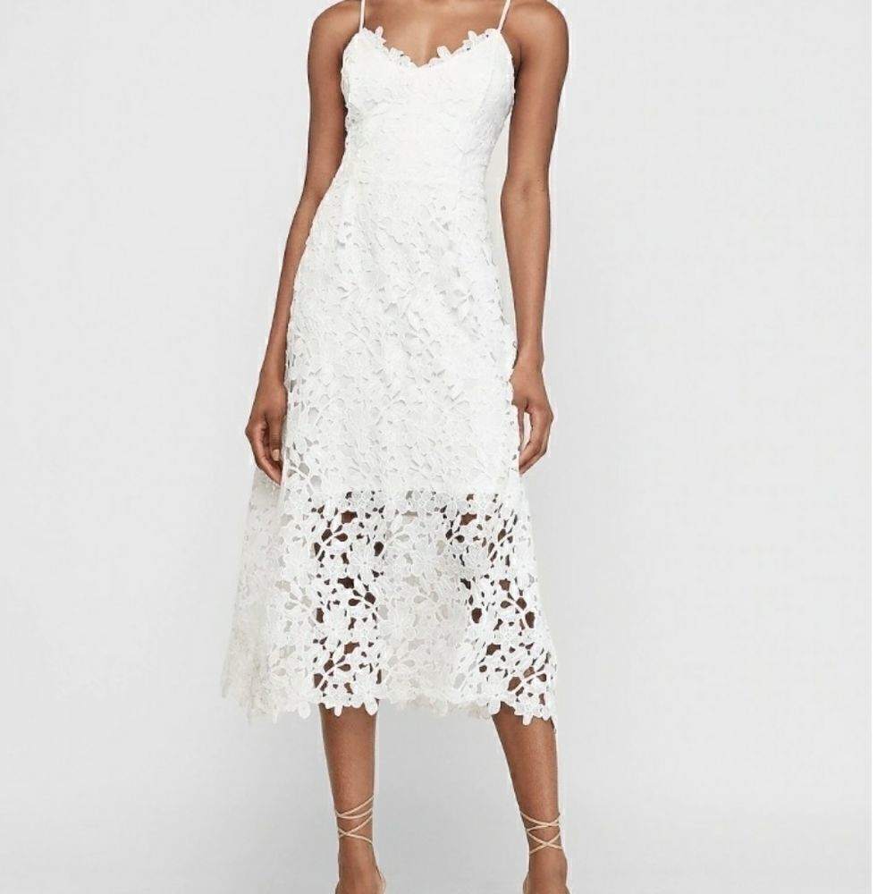 Express Floral Lace Midi 